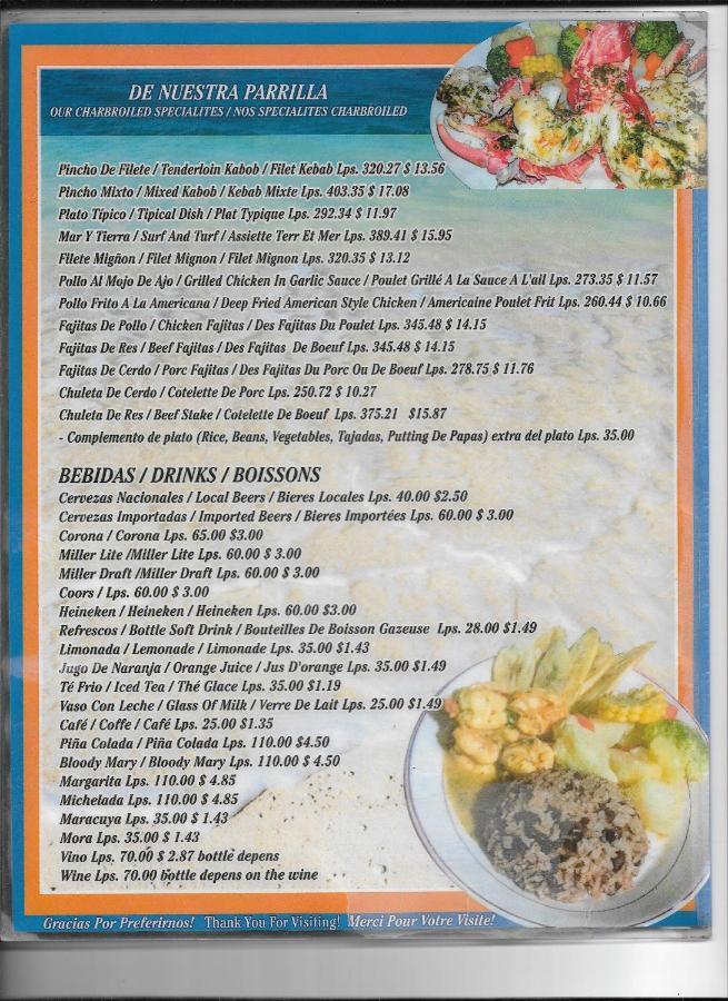 La Delphina Bed&Breakfast Bar&Grill La Ceiba Exterior foto